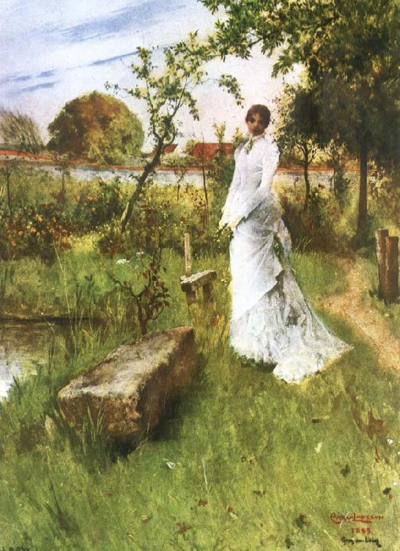 Carl Larsson The Bride Spain oil painting art